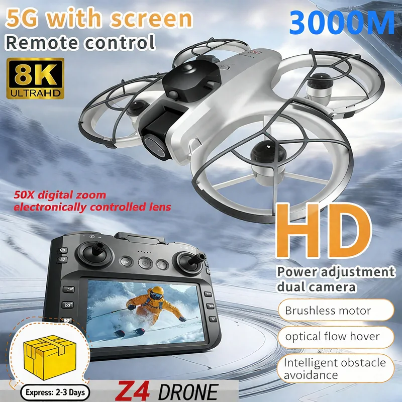 Drone Camera Lens - Yeni MINI Z4 Drone 4K Profesyonel