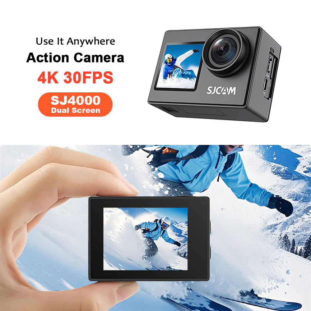 Drone Camera Action - SJCAM SJ4000 4K/30 fps Aksiyon Kamerası