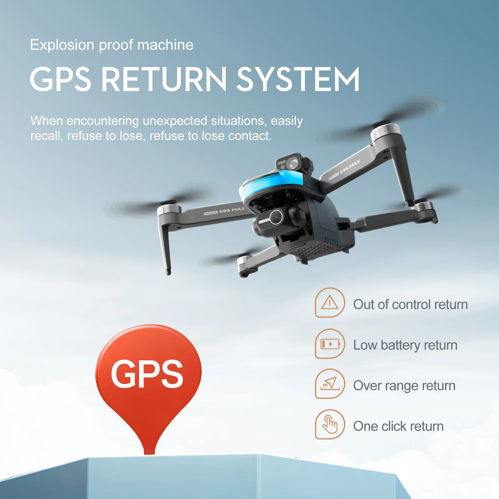 YENI S9S MAX MINI Drone 4K 2 E - Drone Camera With Gimbal incelemesi ve fiyatı