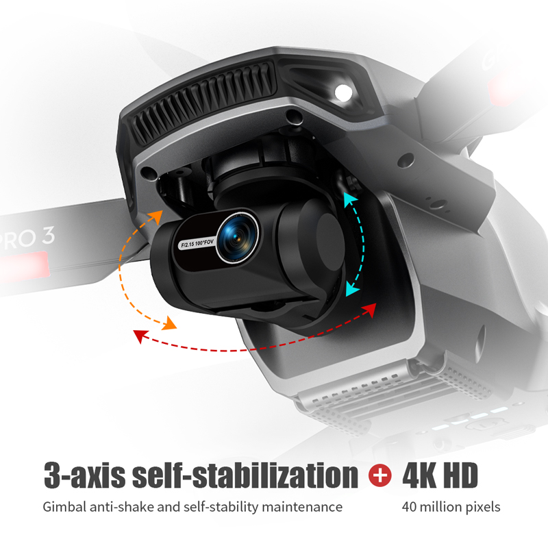L106 Pro 3 Drone 5G WIFI FPV K - Drone Camera With Gimbal incelemesi ve fiyatı