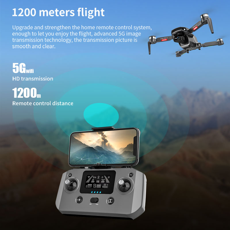 L106 Pro 3 Drone 5G WIFI FPV K - Drone Camera With Gimbal incelemesi ve fiyatı