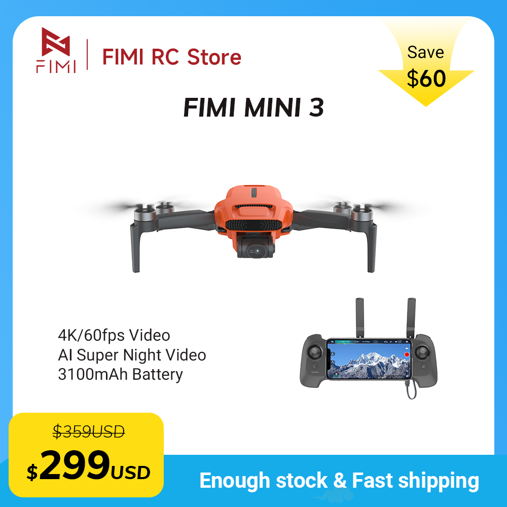 FIMI MINI 3 Kamera Drone 4K 60 - Drone Camera With Gimbal incelemesi ve fiyatı